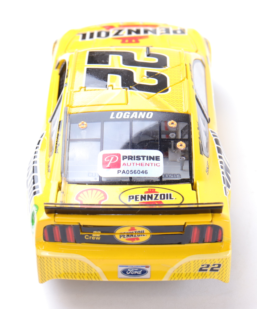 Joey Logano Signed 2019 NASCAR #22 Shell-Pennzoil Mustang 1:24 Premium Action Diecast Car (PA) at PristineAuction.com Joey Logano Signed 2019 NASCAR #22 Shell-Pennzoil Mustang 1:24 Premium Action Diecast Car (PA) at PristineAuction.com