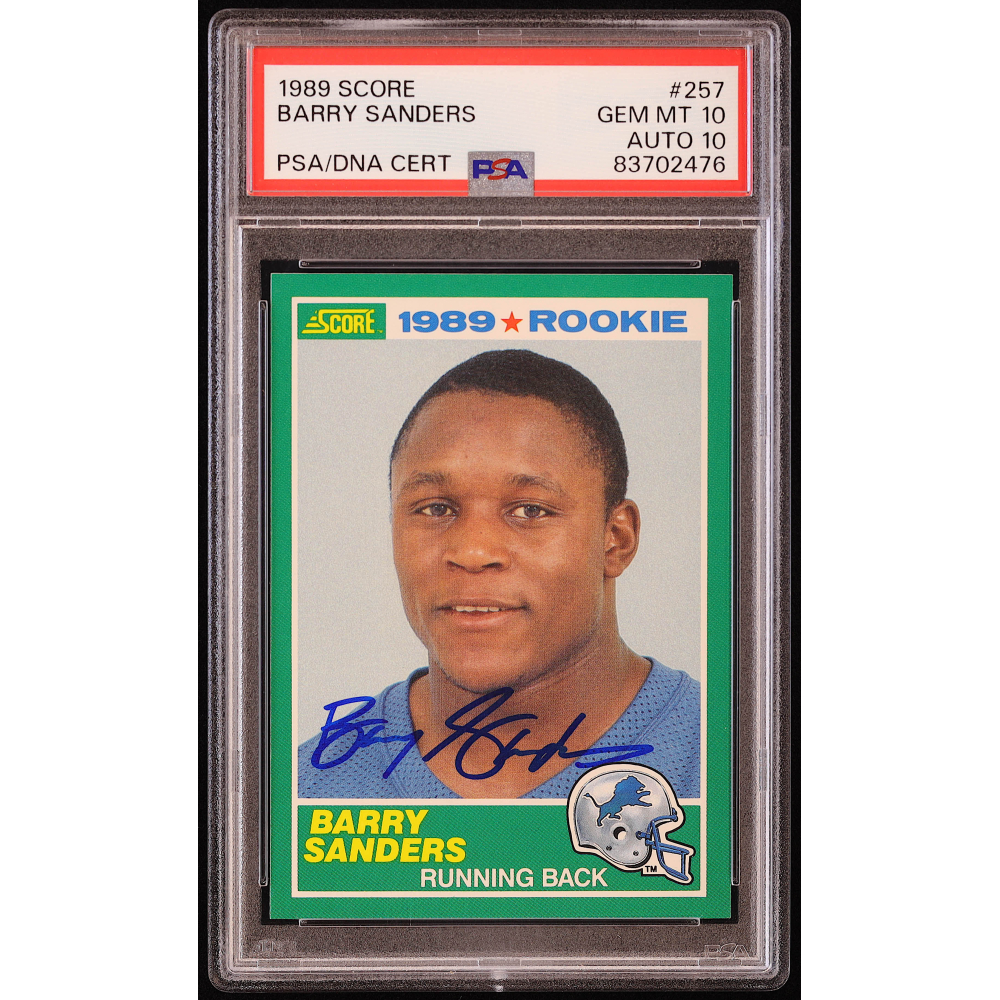barry-sanders-signed-1989-score-257-rc-psa-10-autograph-graded-10-pristine-auction