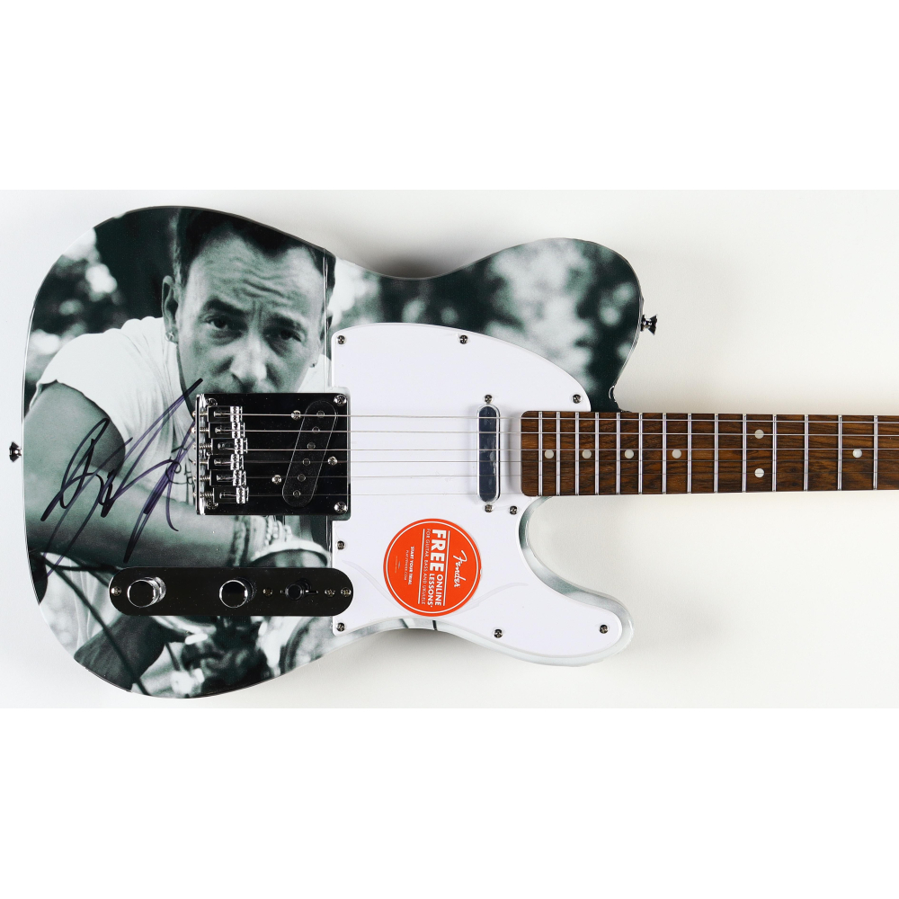 Bruce Springsteen Signed Squier Electric Guitar (Autograph Pros