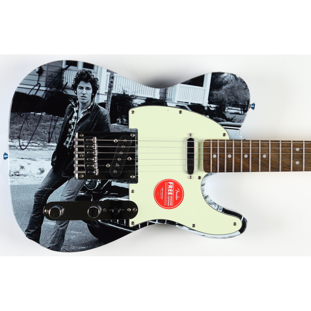 Bruce Springsteen Signed Squier Electric Guitar (Autograph Pros
