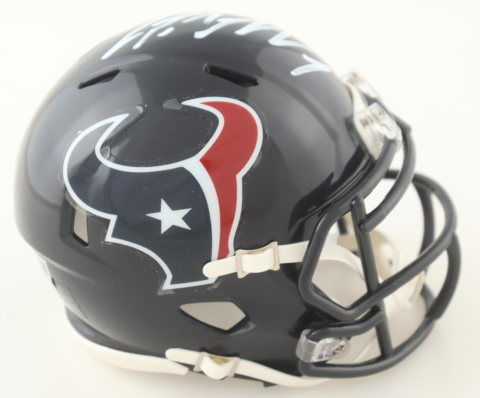 C. J. Stroud Signed Texans Speed Mini Helmet (Fanatics) at PristineAuction.com C. J. Stroud Signed Texans Speed Mini Helmet (Fanatics) at PristineAuction.com
