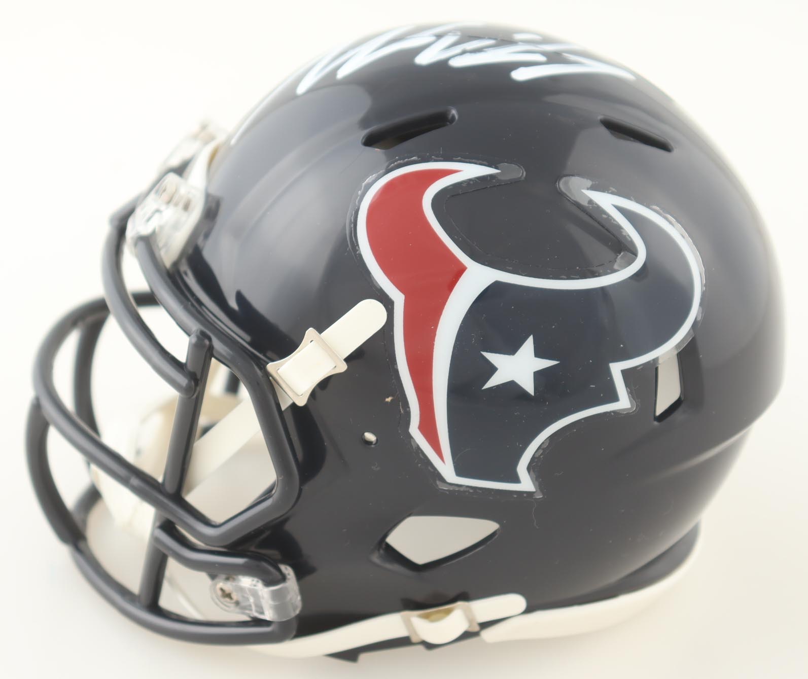 C. J. Stroud Signed Texans Speed Mini Helmet (Fanatics) at PristineAuction.com C. J. Stroud Signed Texans Speed Mini Helmet (Fanatics) at PristineAuction.com