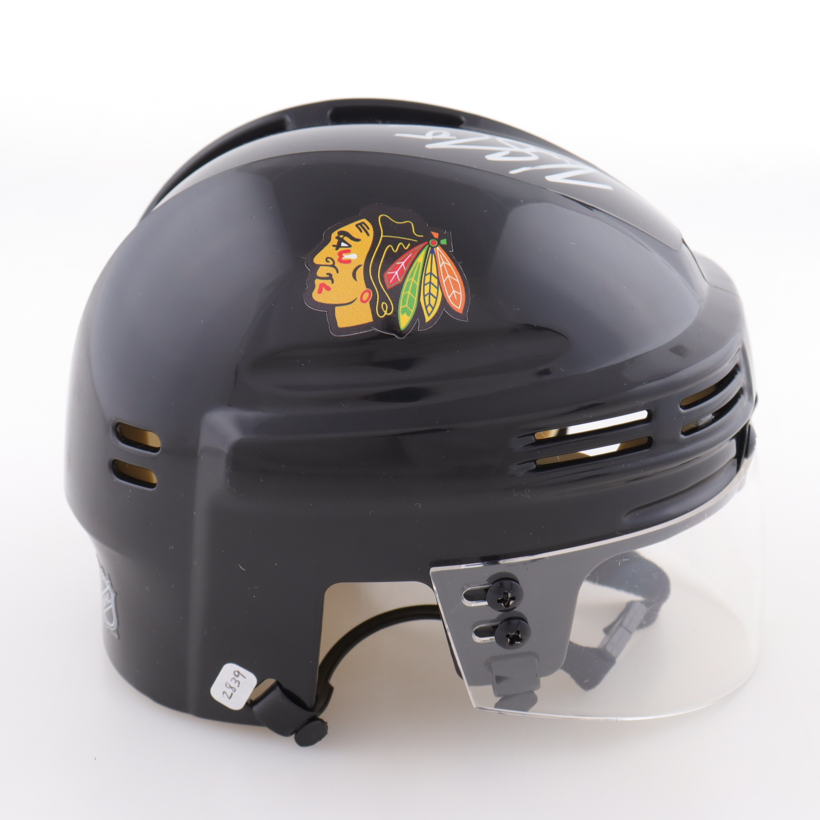 Viktor Stalberg Signed Blackhawks Mini Helmet (PSA) at PristineAuction.com Viktor Stalberg Signed Blackhawks Mini Helmet (PSA) at PristineAuction.com
