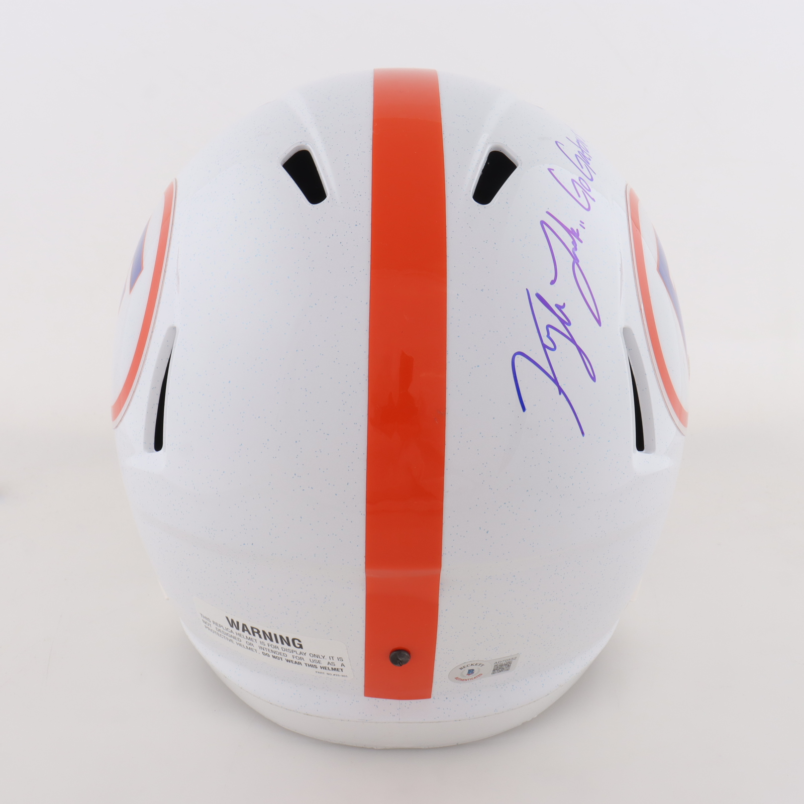 Kyle Trask & Kyle Pitts Signed Florida Gators Full-Size Speed Helmet Inscribed "Go Gators!" (Beckett) at PristineAuction.com Kyle Trask & Kyle Pitts Signed Florida Gators Full-Size Speed Helmet Inscribed "Go Gators!" (Beckett) at PristineAuction.com