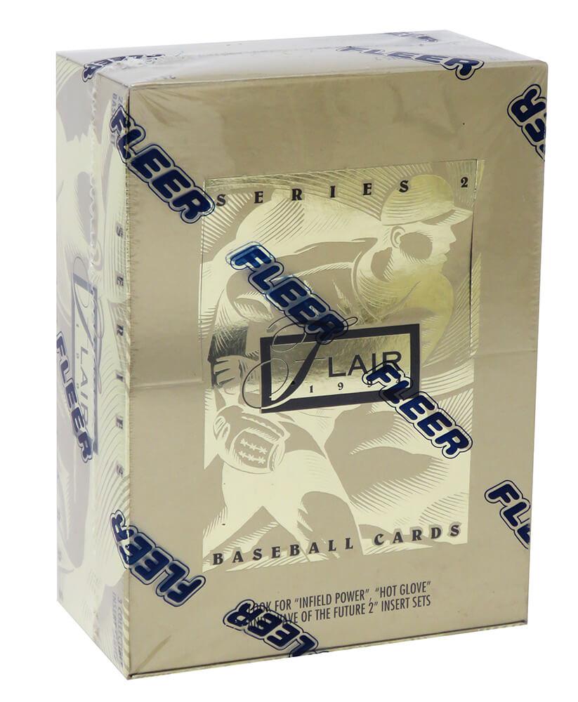 1994 Fleer Flair Series 2 Baseball Wax Box of (24) Packs at PristineAuction.com 1994 Fleer Flair Series 2 Baseball Wax Box of (24) Packs at PristineAuction.com