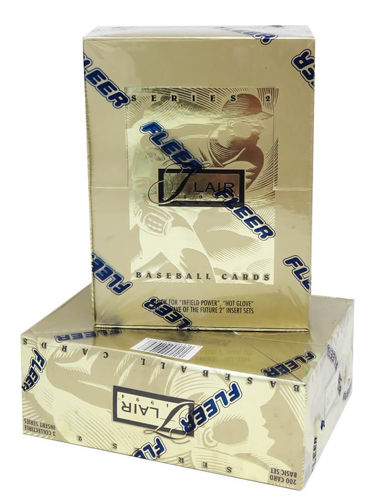 1994 Fleer Flair Series 2 Baseball Wax Box of (24) Packs at PristineAuction.com 1994 Fleer Flair Series 2 Baseball Wax Box of (24) Packs at PristineAuction.com