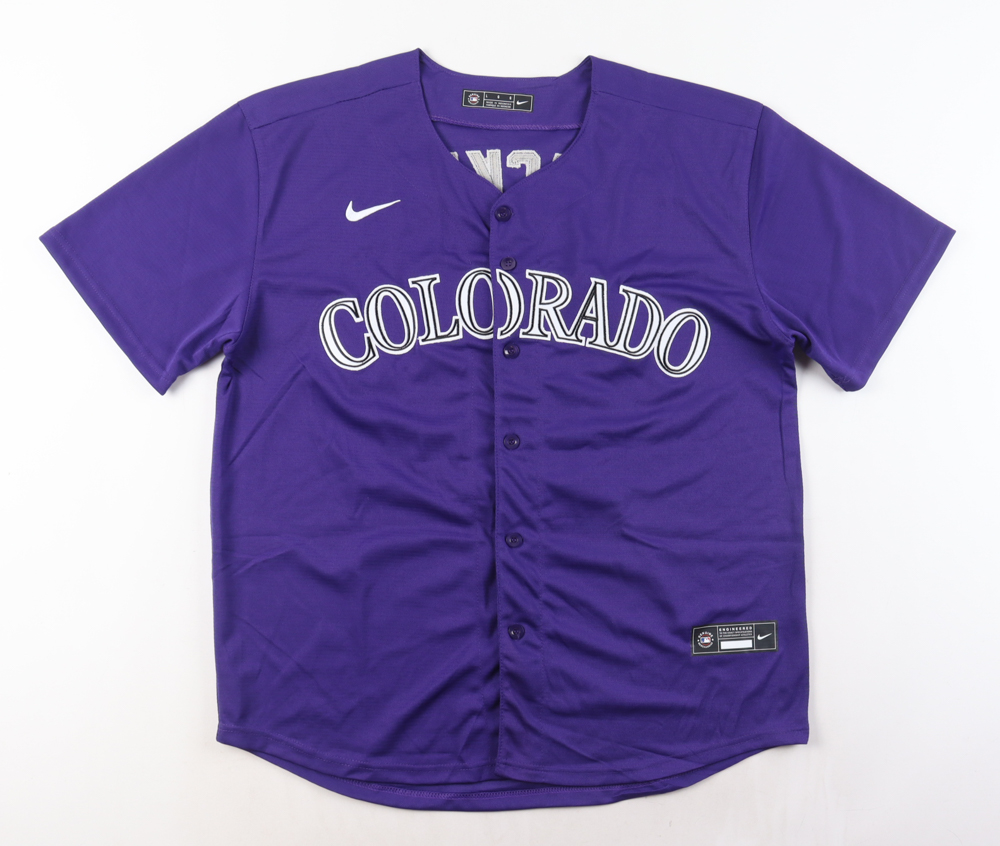Charlie Blackmon Signed Jersey (PSA) at PristineAuction.com Charlie Blackmon Signed Jersey (PSA) at PristineAuction.com