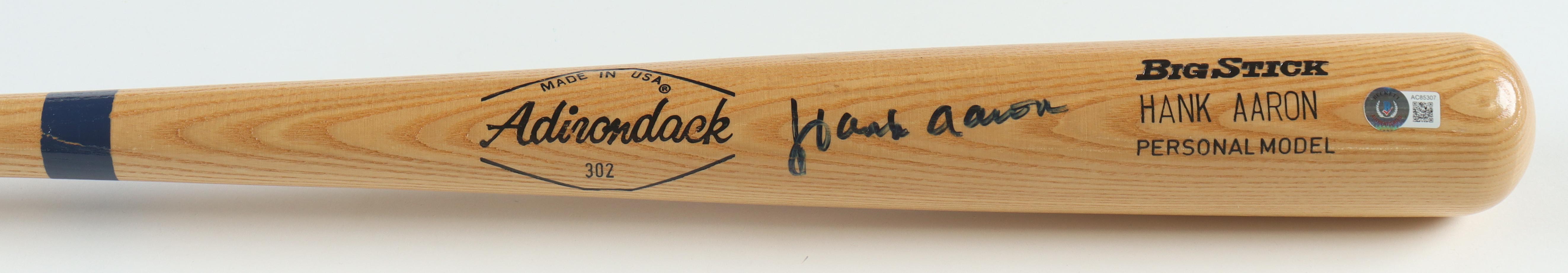 Hank Aaron Signed Rawlings Baseball Bat (Beckett) at PristineAuction.com Hank Aaron Signed Rawlings Baseball Bat (Beckett) at PristineAuction.com