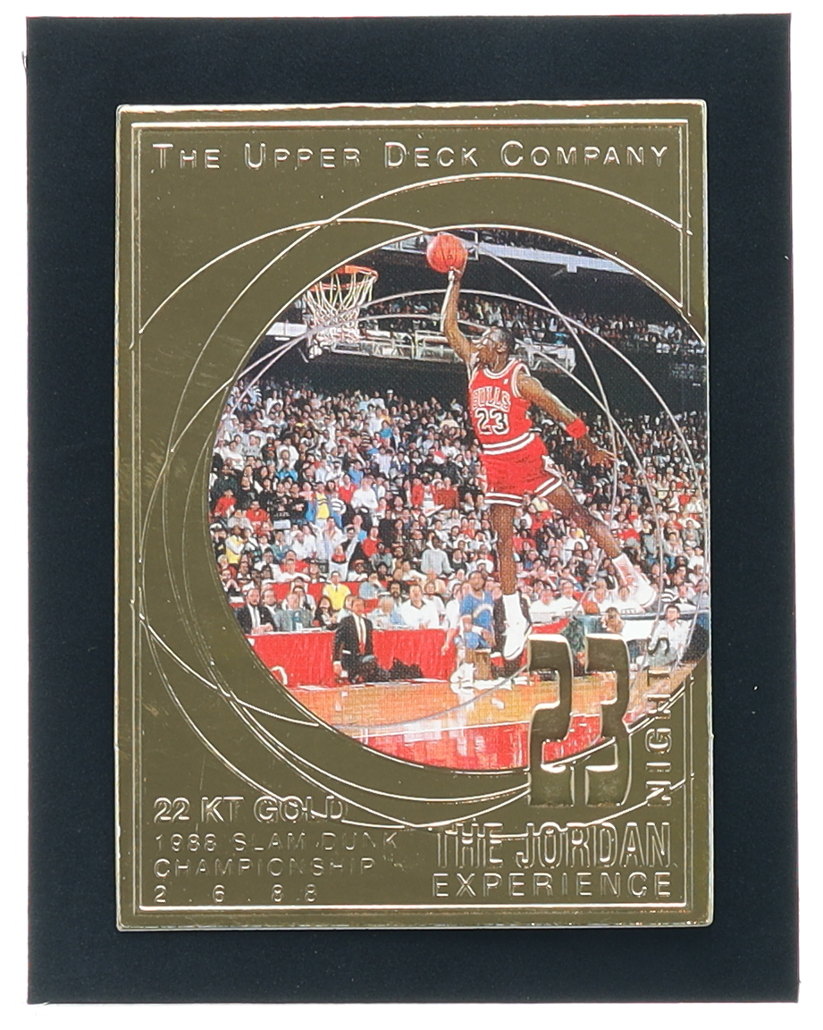 ＠NBA ブルズ コメモラティブカード (UPPER DECK 1996) 1996 NBA Champions Upper Deck Authentic Jordan Jumbo Chicago