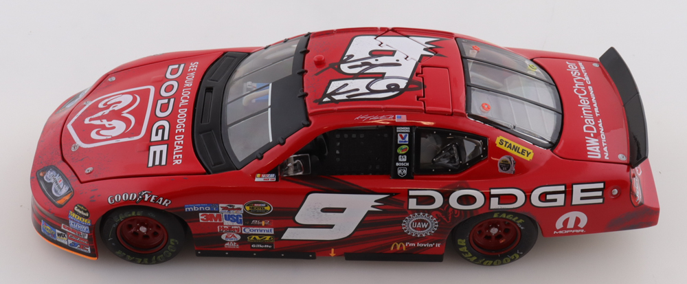 Kasey Kahne Signed LE NASCAR #9 Dodge Dealers / Richmond Raced Win Version / 2005 Charger - 1:24 Premium Action Diecast Car (Beckett) at PristineAuction.com Kasey Kahne Signed LE NASCAR #9 Dodge Dealers / Richmond Raced Win Version / 2005 Charger - 1:24 Premium Action Diecast Car (Beckett) at PristineAuction.com