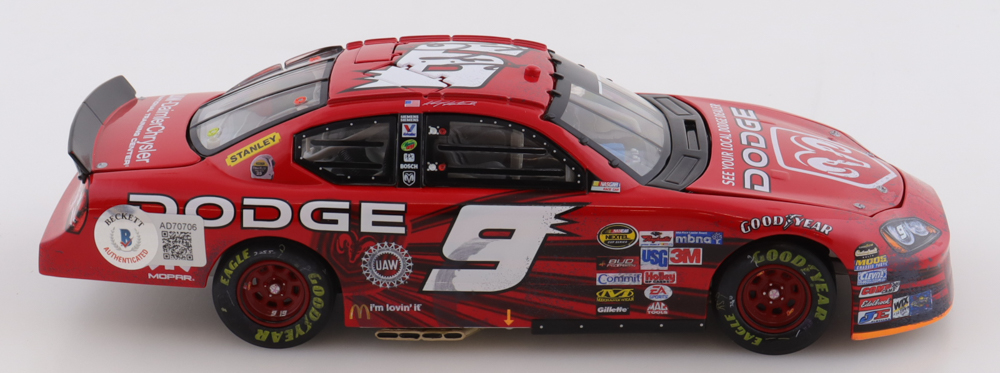 Kasey Kahne Signed LE NASCAR #9 Dodge Dealers / Richmond Raced Win Version / 2005 Charger - 1:24 Premium Action Diecast Car (Beckett) at PristineAuction.com Kasey Kahne Signed LE NASCAR #9 Dodge Dealers / Richmond Raced Win Version / 2005 Charger - 1:24 Premium Action Diecast Car (Beckett) at PristineAuction.com