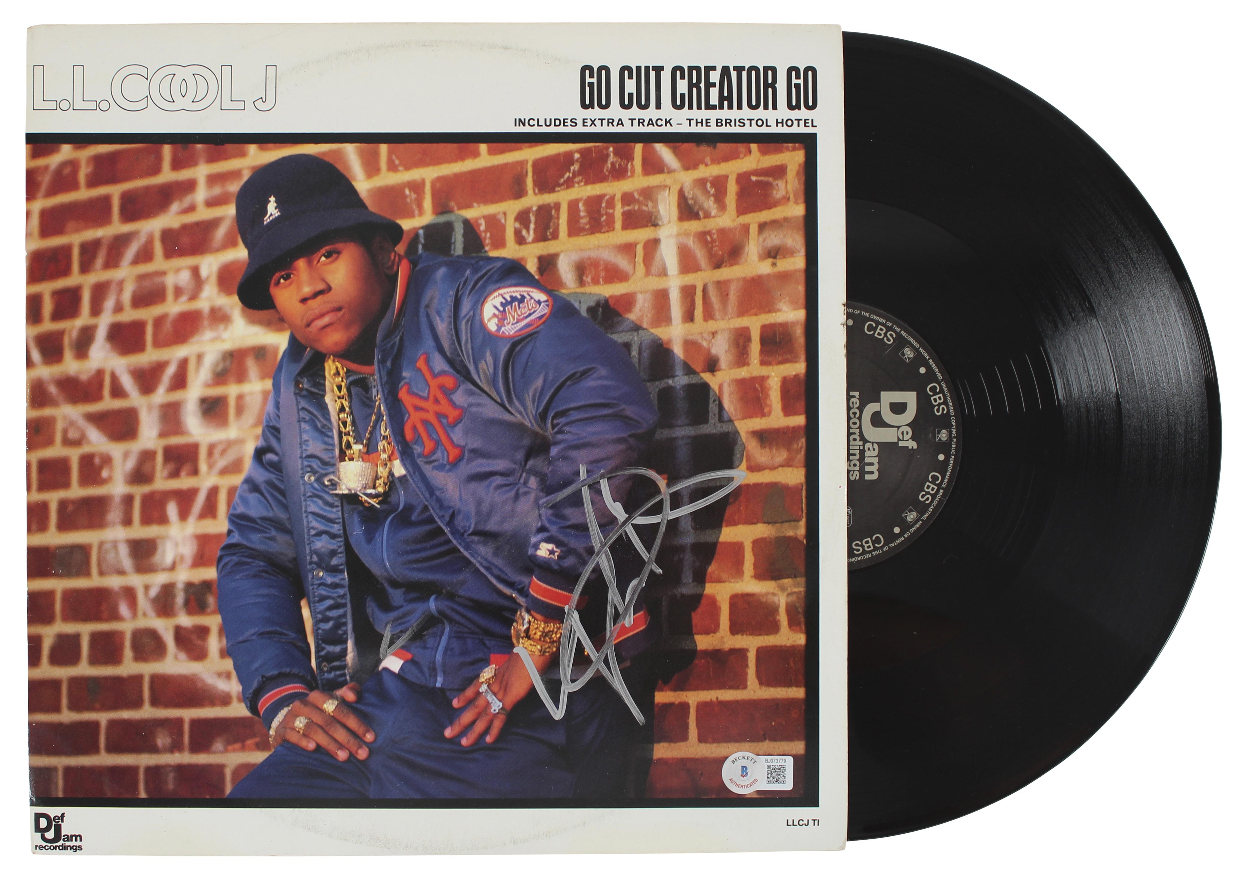 L.L. Cool J Signed "Go Cut Creator Go" Vinyl Record Album Cover (Beckett) at PristineAuction.com L.L. Cool J Signed "Go Cut Creator Go" Vinyl Record Album Cover (Beckett) at PristineAuction.com
