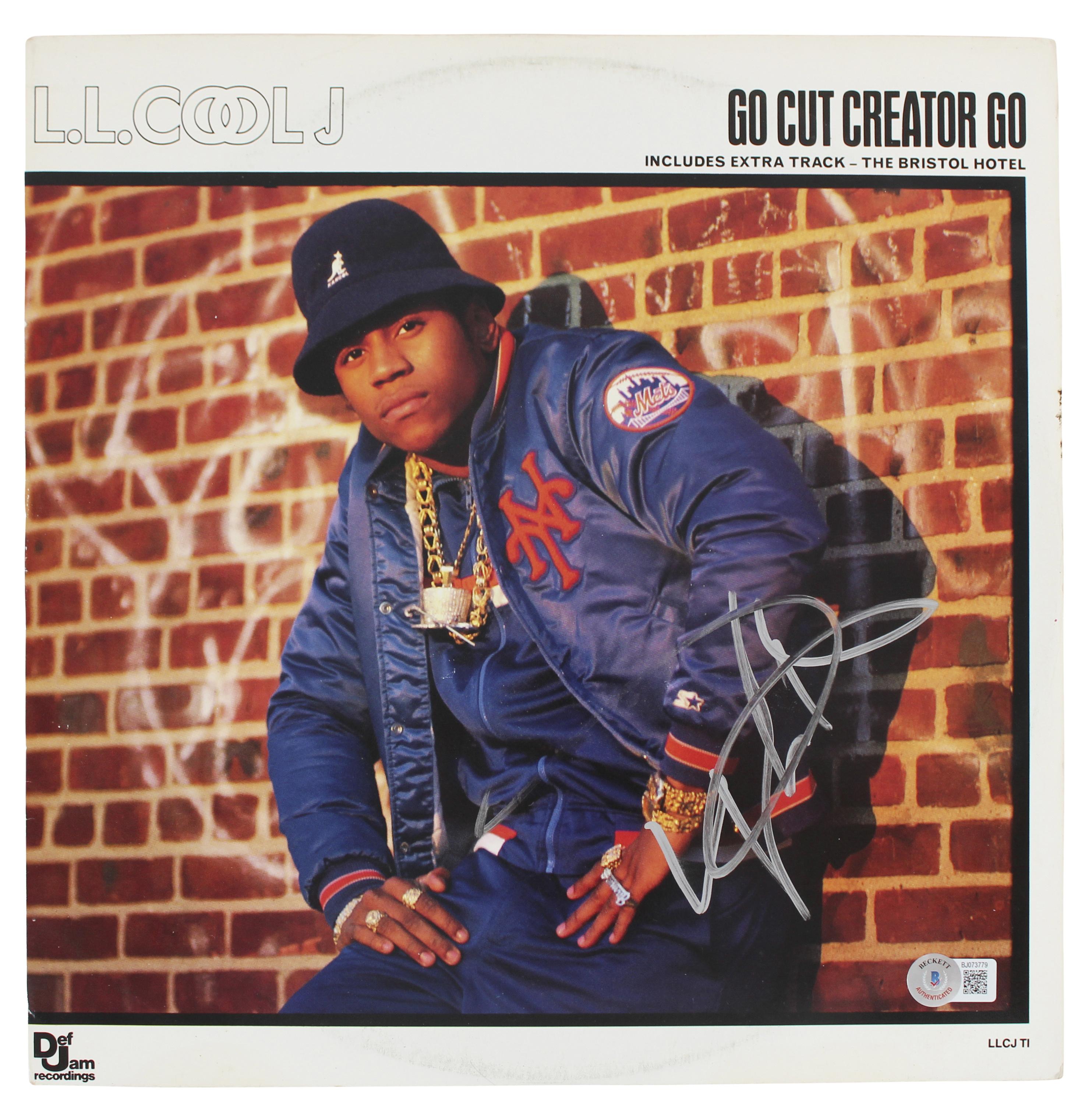 L.L. Cool J Signed "Go Cut Creator Go" Vinyl Record Album Cover (Beckett) at PristineAuction.com L.L. Cool J Signed "Go Cut Creator Go" Vinyl Record Album Cover (Beckett) at PristineAuction.com