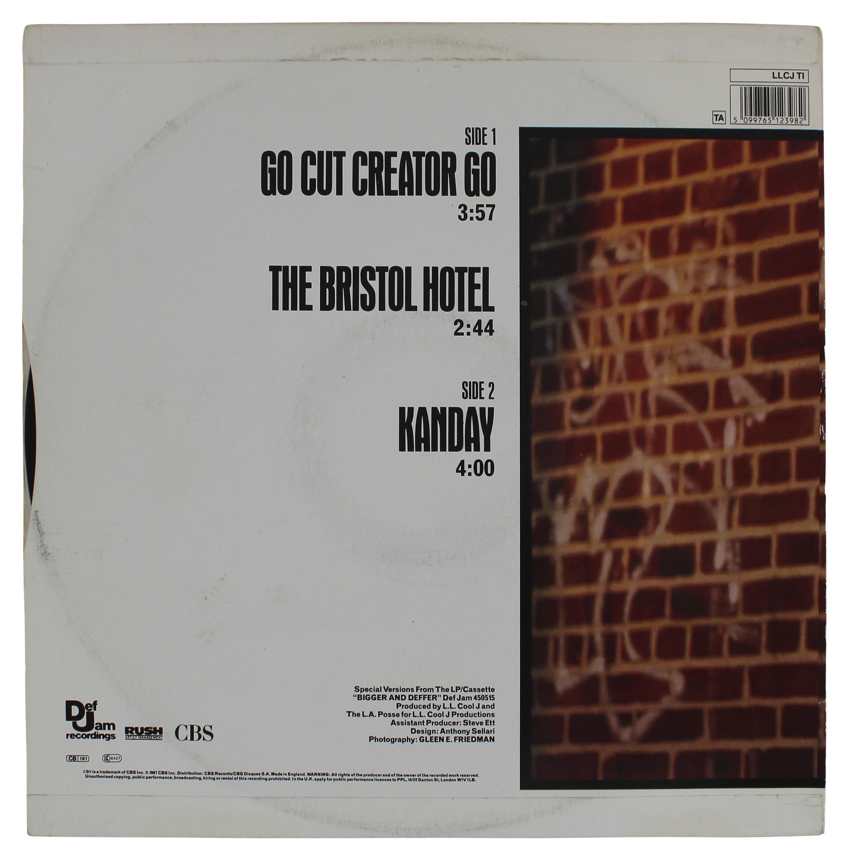 L.L. Cool J Signed "Go Cut Creator Go" Vinyl Record Album Cover (Beckett) at PristineAuction.com L.L. Cool J Signed "Go Cut Creator Go" Vinyl Record Album Cover (Beckett) at PristineAuction.com