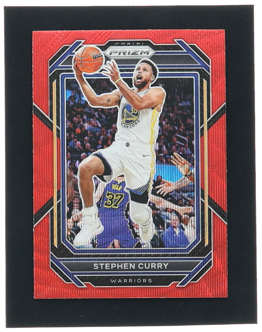 Stephen Curry 2022-23 Panini Prizm Prizms Ruby Wave #101 at PristineAuction.com Stephen Curry 2022-23 Panini Prizm Prizms Ruby Wave #101 at PristineAuction.com