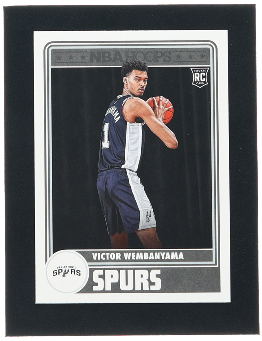Victor Wembanyama 2023-24 Hoops #298 RC at PristineAuction.com Victor Wembanyama 2023-24 Hoops #298 RC at PristineAuction.com