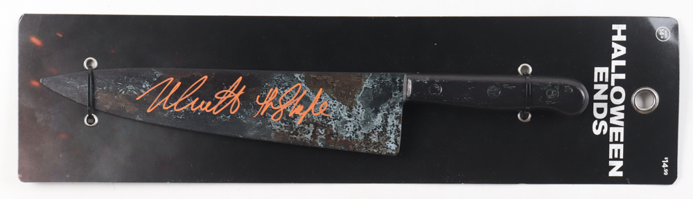 Nick Castle Signed "Halloween Ends" Knife Inscribed "The Shape" (JSA) at PristineAuction.com Nick Castle Signed "Halloween Ends" Knife Inscribed "The Shape" (JSA) at PristineAuction.com