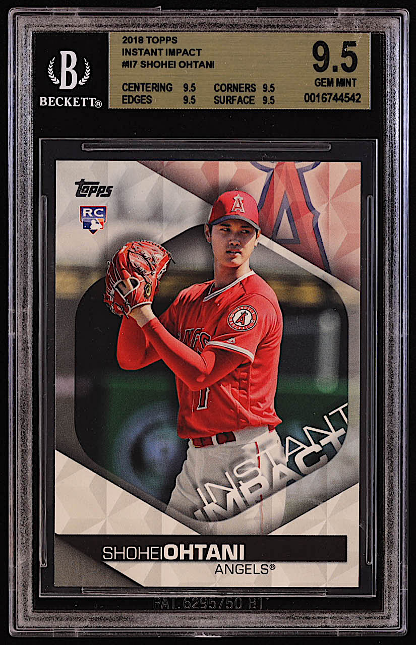 Shohei Ohtani 2018 Topps Instant Impact #II7 RC (BGS 9.5) at PristineAuction.com Shohei Ohtani 2018 Topps Instant Impact #II7 RC (BGS 9.5) at PristineAuction.com