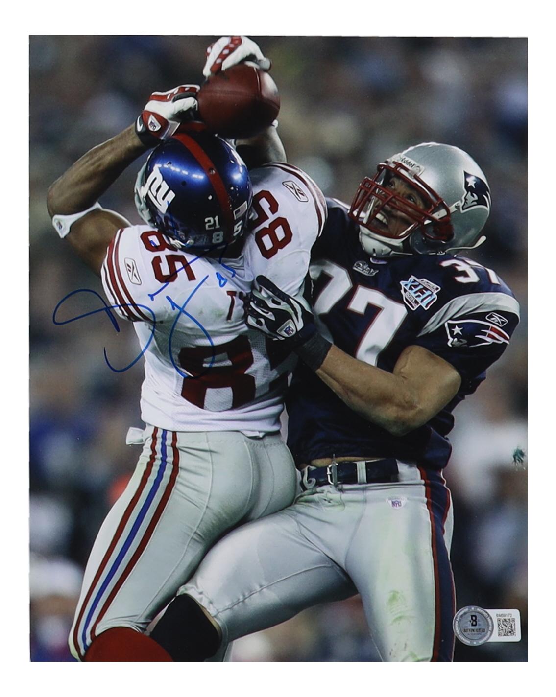 David Tyree Signed Giants 8x10 Photo (Beckett) at PristineAuction.com David Tyree Signed Giants 8x10 Photo (Beckett) at PristineAuction.com