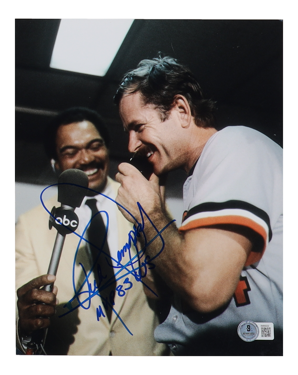 Rick Dempsey Signed Orioles 8x10 Photo Inscribed "MVP 83 WS" (Beckett) at PristineAuction.com Rick Dempsey Signed Orioles 8x10 Photo Inscribed "MVP 83 WS" (Beckett) at PristineAuction.com
