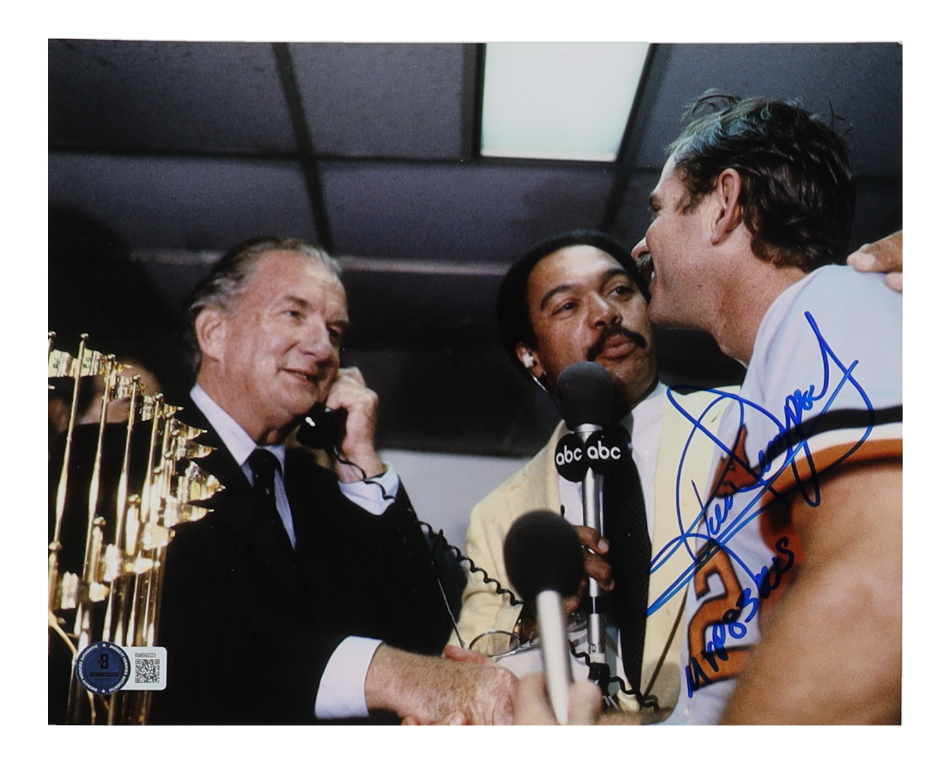 Rick Dempsey Signed Orioles 8x10 Photo Inscribed "MVP 83 WS" (Beckett) at PristineAuction.com Rick Dempsey Signed Orioles 8x10 Photo Inscribed "MVP 83 WS" (Beckett) at PristineAuction.com