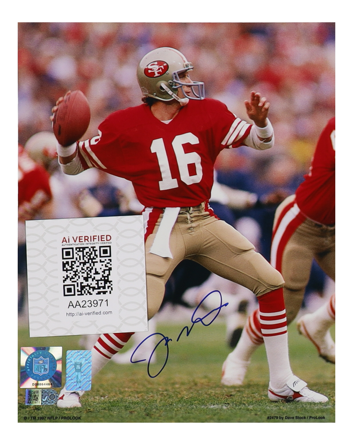 Joe Montana Signed 49ers 8x10 Photo (AIV & Montana) at PristineAuction.com Joe Montana Signed 49ers 8x10 Photo (AIV & Montana) at PristineAuction.com