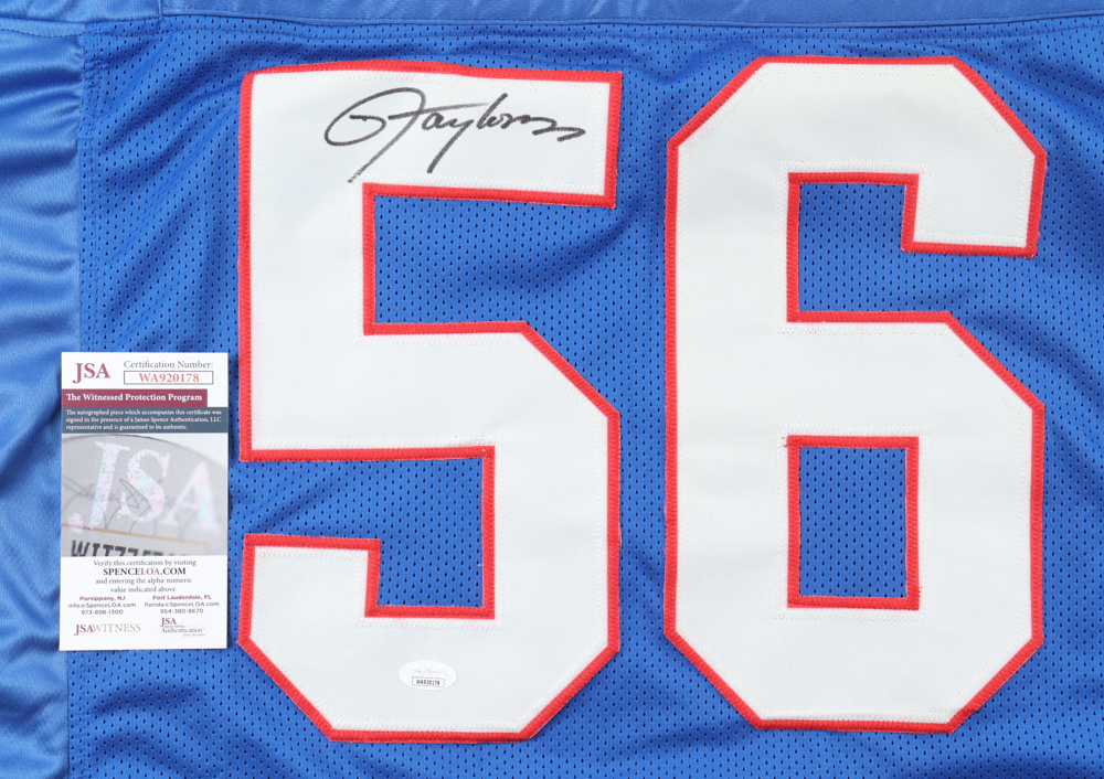 Lawrence Taylor Signed Jersey (JSA) at PristineAuction.com Lawrence Taylor Signed Jersey (JSA) at PristineAuction.com