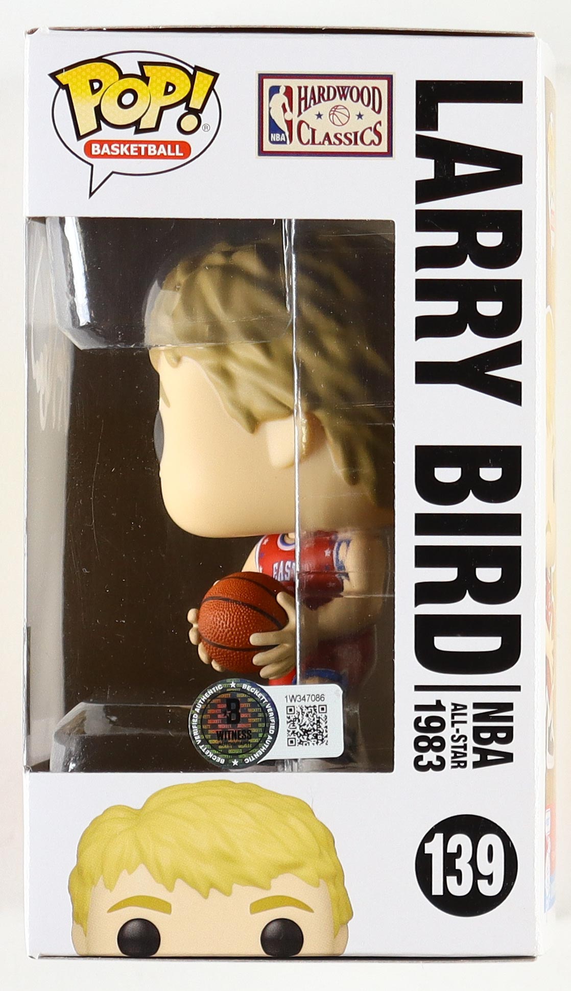 Larry Bird Signed "NBA All-Stars" #139 Funko Pop! Vinyl Figure (Beckett) at PristineAuction.com Larry Bird Signed "NBA All-Stars" #139 Funko Pop! Vinyl Figure (Beckett) at PristineAuction.com