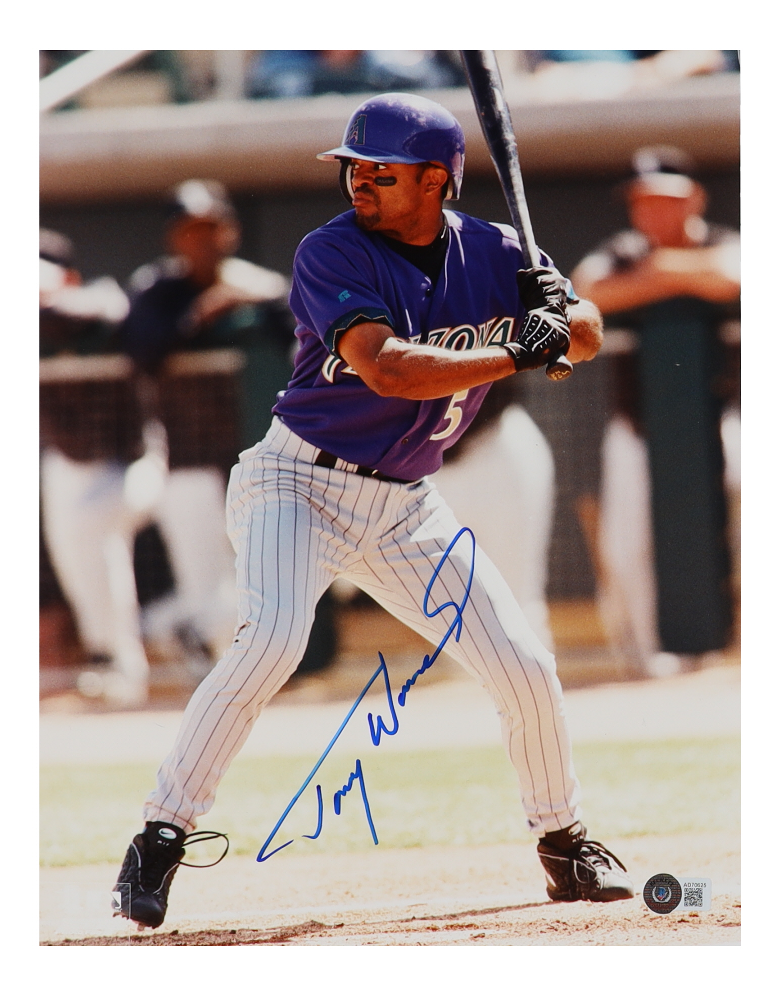 Tony Womack Signed Diamondbacks 11x14 Photo (Beckett) at PristineAuction.com Tony Womack Signed Diamondbacks 11x14 Photo (Beckett) at PristineAuction.com