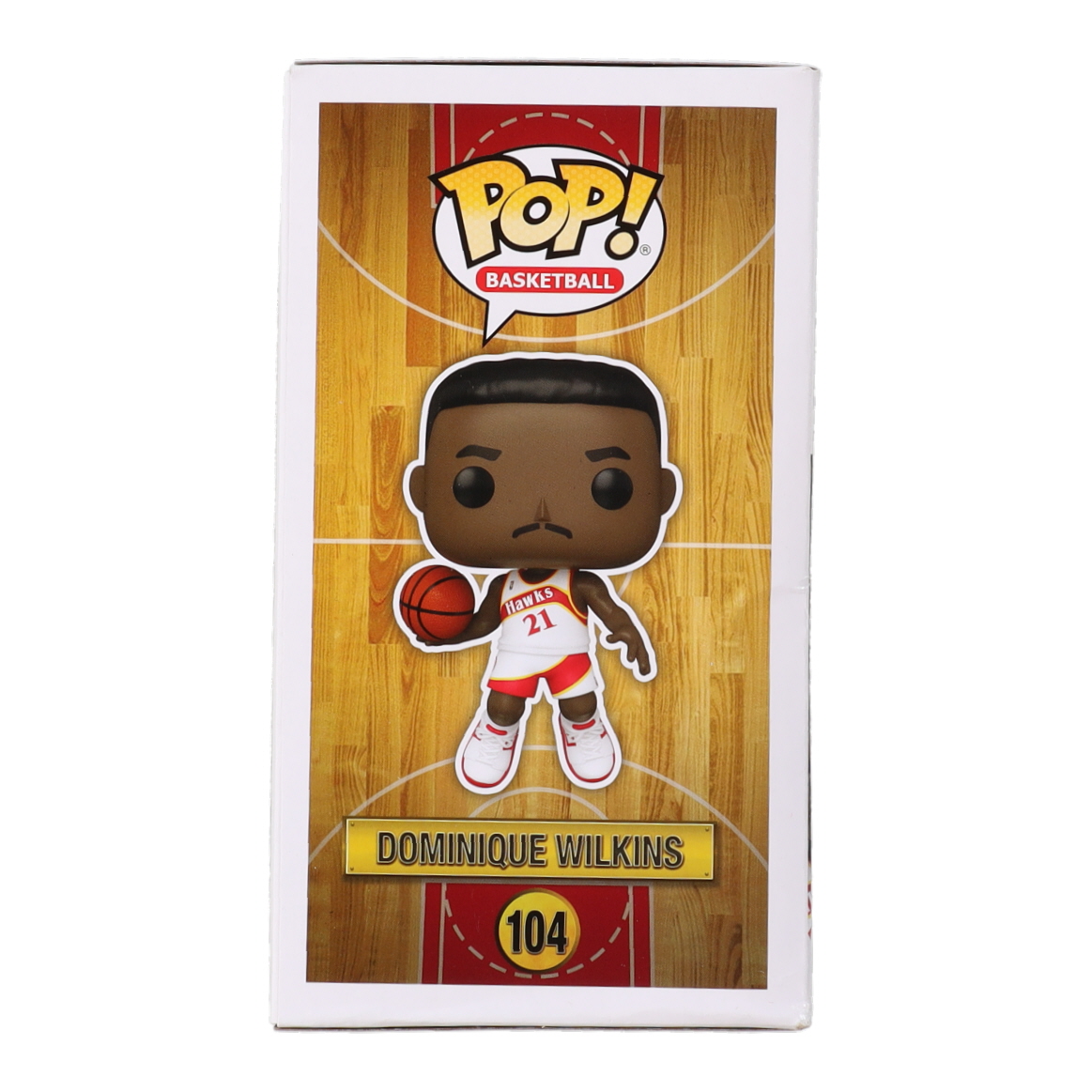 Dominique Wilkins Signed Hawks #104 Funko Pop! Vinyl Figure (Beckett) at PristineAuction.com Dominique Wilkins Signed Hawks #104 Funko Pop! Vinyl Figure (Beckett) at PristineAuction.com