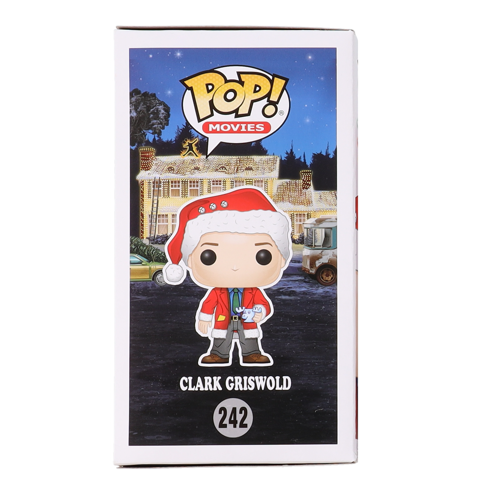 Chevy Chase Signed "National Lampoon's Christmas Vacation" #242 Clark Griswold Funko Pop! Vinyl Figure (JSA) at PristineAuction.com Chevy Chase Signed "National Lampoon's Christmas Vacation" #242 Clark Griswold Funko Pop! Vinyl Figure (JSA) at PristineAuction.com