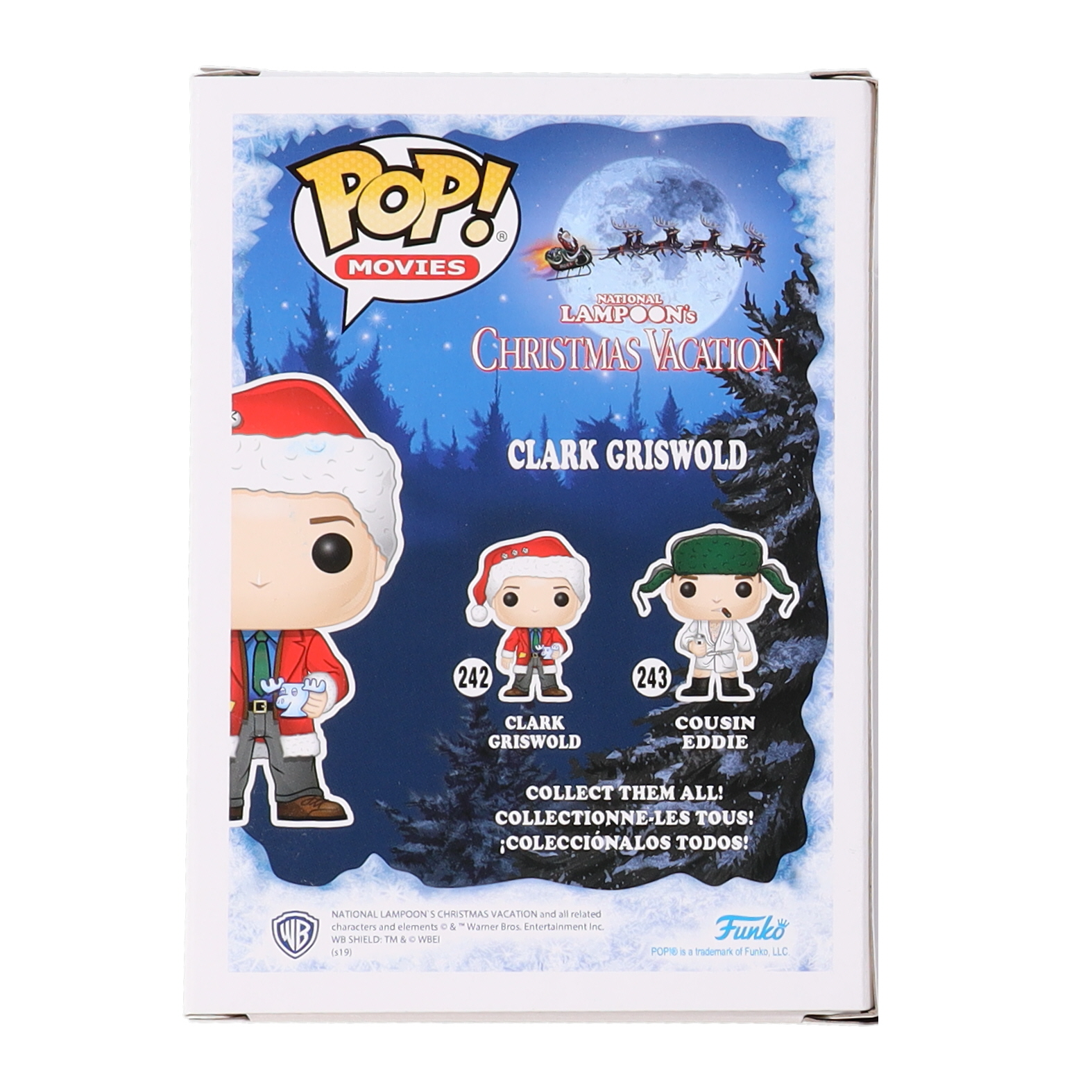 Chevy Chase Signed "National Lampoon's Christmas Vacation" #242 Clark Griswold Funko Pop! Vinyl Figure (JSA) at PristineAuction.com Chevy Chase Signed "National Lampoon's Christmas Vacation" #242 Clark Griswold Funko Pop! Vinyl Figure (JSA) at PristineAuction.com