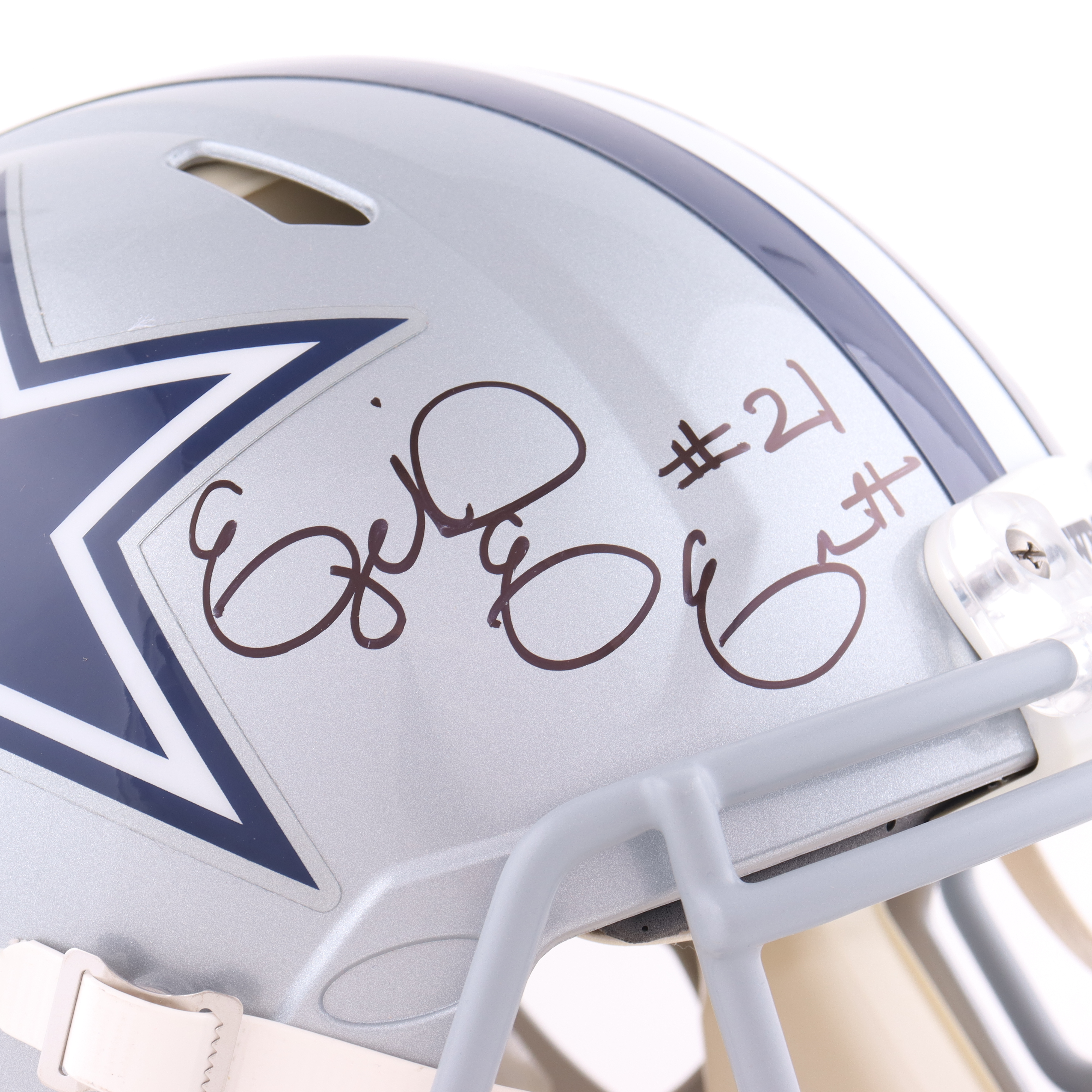 Ezekiel Elliott Signed Cowboys Authentic On-Field Full Size Speed Helmet (Beckett) at PristineAuction.com Ezekiel Elliott Signed Cowboys Authentic On-Field Full Size Speed Helmet (Beckett) at PristineAuction.com