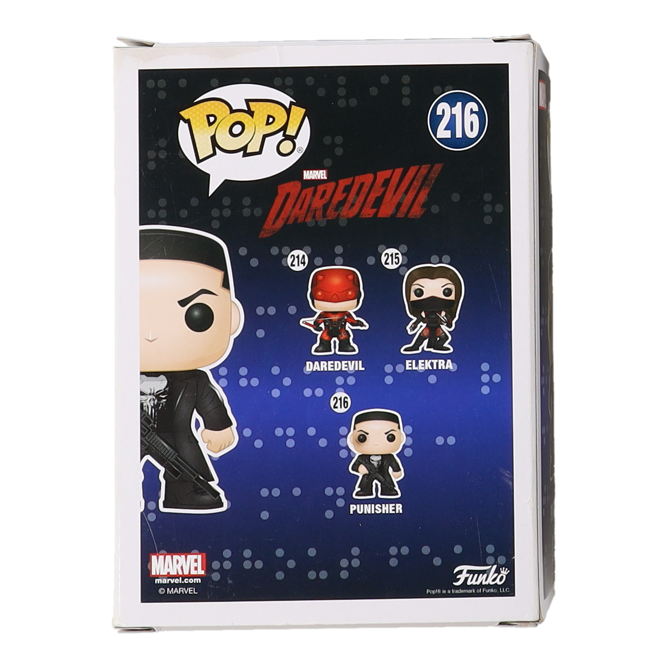 Jon Bernthal Signed "Daredevil" #216 Punisher Funko Pop! Vinyl Figure (PSA) at PristineAuction.com Jon Bernthal Signed "Daredevil" #216 Punisher Funko Pop! Vinyl Figure (PSA) at PristineAuction.com