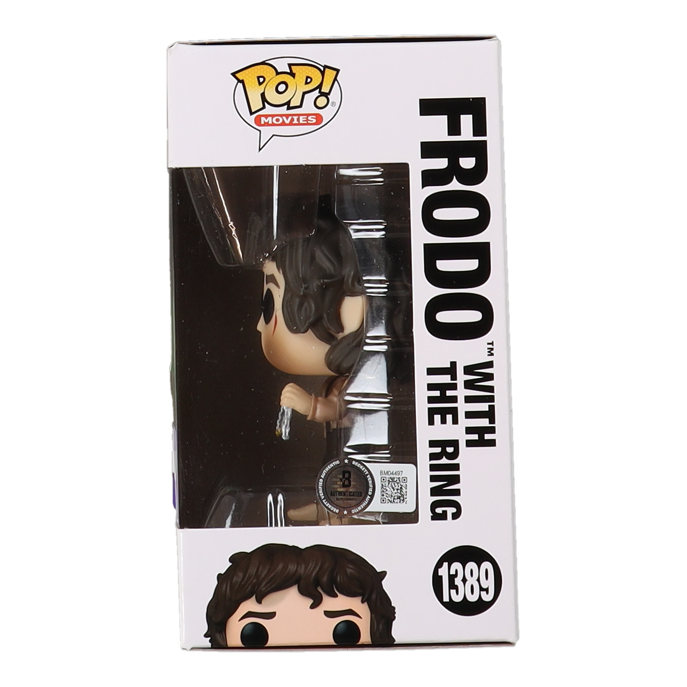 Elijah Wood Signed "Lord of the Rings" #1389 Frodo with the Ring Funko Pop! Vinyl Figure (Beckett) at PristineAuction.com Elijah Wood Signed "Lord of the Rings" #1389 Frodo with the Ring Funko Pop! Vinyl Figure (Beckett) at PristineAuction.com