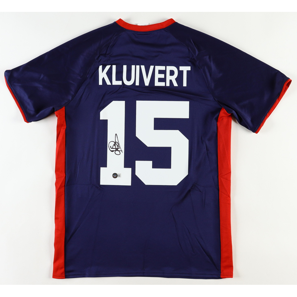 Patrick Kluivert Signed Jersey (Beckett) | Pristine Auction