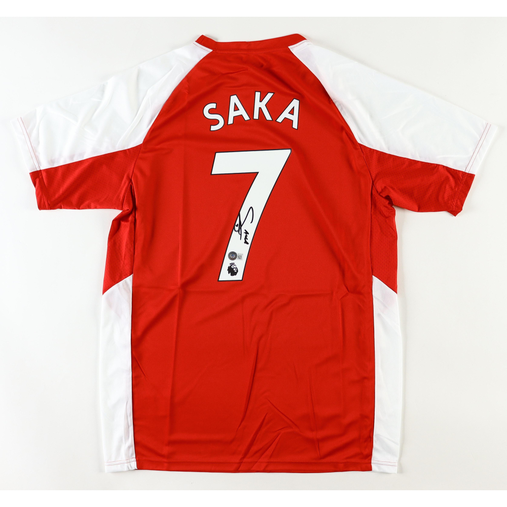 Bukayo Saka Signed Jersey (Beckett) at PristineAuction.com