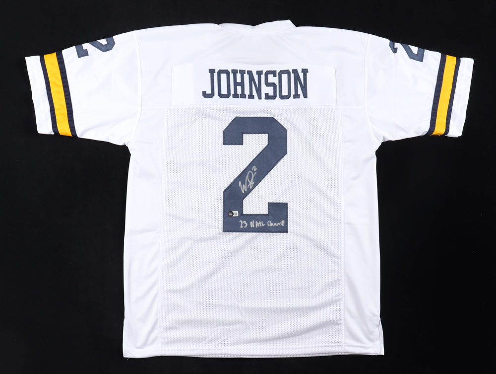 Will Johnson Signed Jersey Inscribed "23 NATL Champs" (Beckett) at PristineAuction.com Will Johnson Signed Jersey Inscribed "23 NATL Champs" (Beckett) at PristineAuction.com