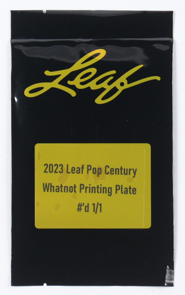 2023 Leaf Pop Century Whatnot Printing Plate #1/1 Mystery Pack at PristineAuction.com 2023 Leaf Pop Century Whatnot Printing Plate #1/1 Mystery Pack at PristineAuction.com