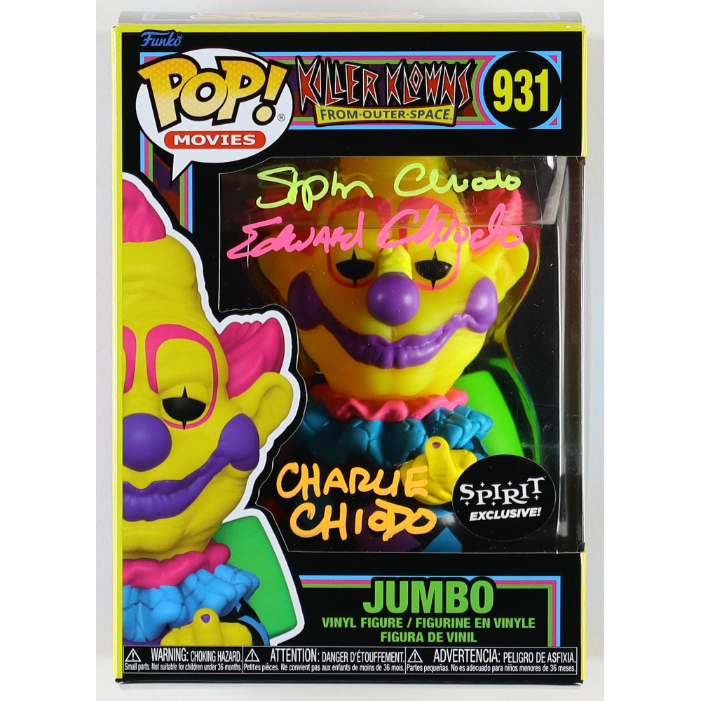 Chiodo Brothers Signed "Killer Klowns From Outer Space" #931 Funko Pop! (PA) at PristineAuction.com