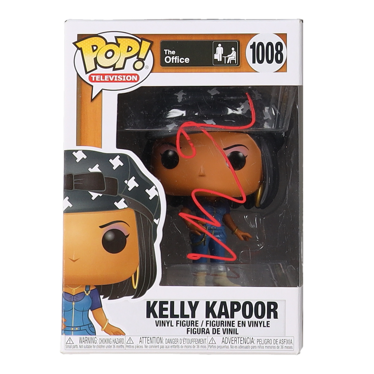 Mindy Kaling Signed "The Office" #1008 Kelly Kapoor Funko Pop! Vinyl Figure (Beckett) at PristineAuction.com Mindy Kaling Signed "The Office" #1008 Kelly Kapoor Funko Pop! Vinyl Figure (Beckett) at PristineAuction.com