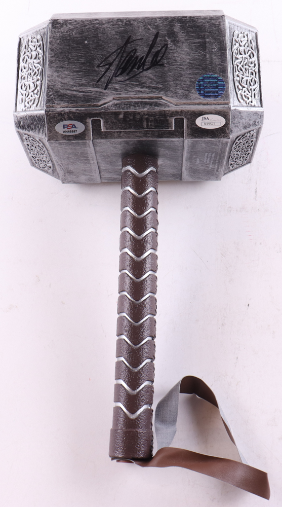 Stan Lee Signed "Thor" Mjolnir Hammer (JSA, PSA & Lee) at PristineAuction.com Stan Lee Signed "Thor" Mjolnir Hammer (JSA, PSA & Lee) at PristineAuction.com