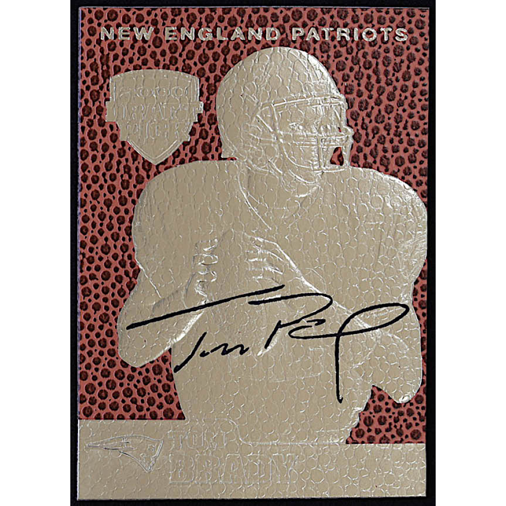 Lot 458: Graded Gem Mint 10 - Tom Brady 2005 Merrick Mint 23 Kt Gold