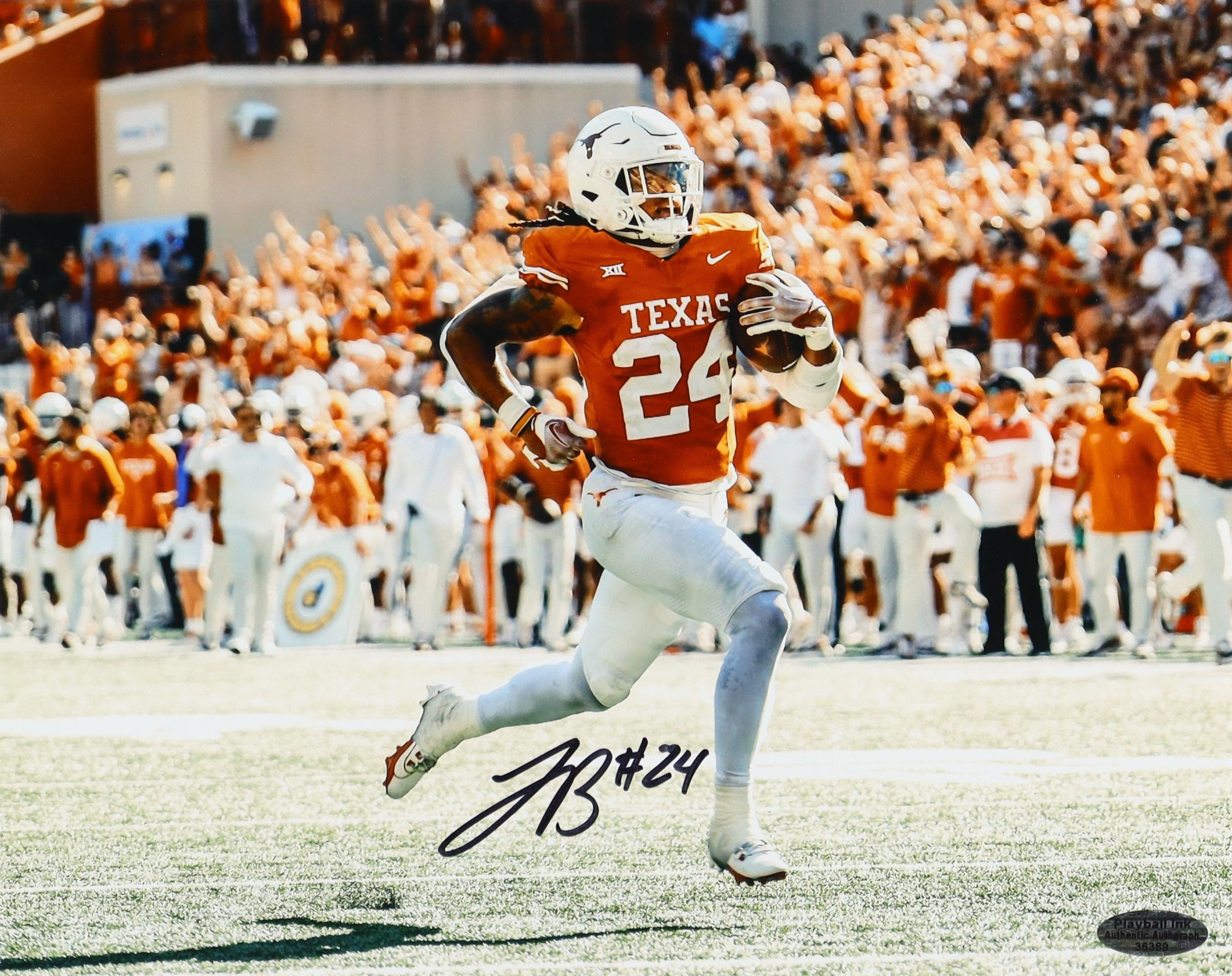 Jonathon Brooks Signed Texas Longhorns 8x10 Photo (Playball Ink) at PristineAuction.com Jonathon Brooks Signed Texas Longhorns 8x10 Photo (Playball Ink) at PristineAuction.com