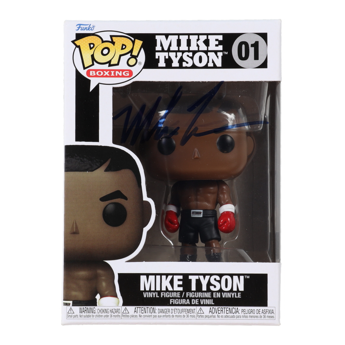 Mike Tyson Signed "Mike Tyson" #01 Funko Pop! Vinyl Figure (Tyson & JSA) at PristineAuction.com Mike Tyson Signed "Mike Tyson" #01 Funko Pop! Vinyl Figure (Tyson & JSA) at PristineAuction.com