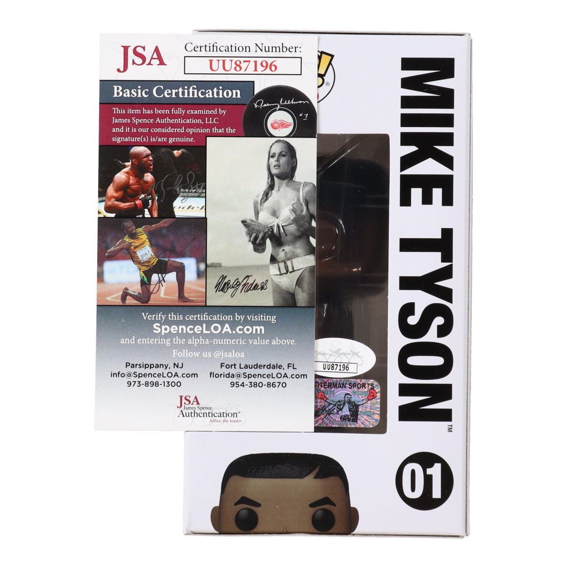 Mike Tyson Signed "Mike Tyson" #01 Funko Pop! Vinyl Figure (Tyson & JSA) at PristineAuction.com Mike Tyson Signed "Mike Tyson" #01 Funko Pop! Vinyl Figure (Tyson & JSA) at PristineAuction.com