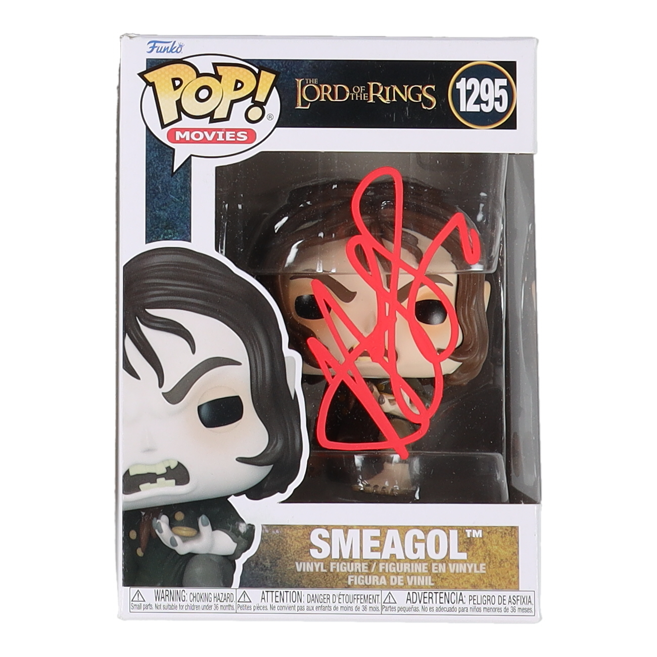 Andy Serkis Signed "The Lord of the Rings" #1295 Smeagol Funko Pop! Vinyl Figure (ACOA) at PristineAuction.com Andy Serkis Signed "The Lord of the Rings" #1295 Smeagol Funko Pop! Vinyl Figure (ACOA) at PristineAuction.com