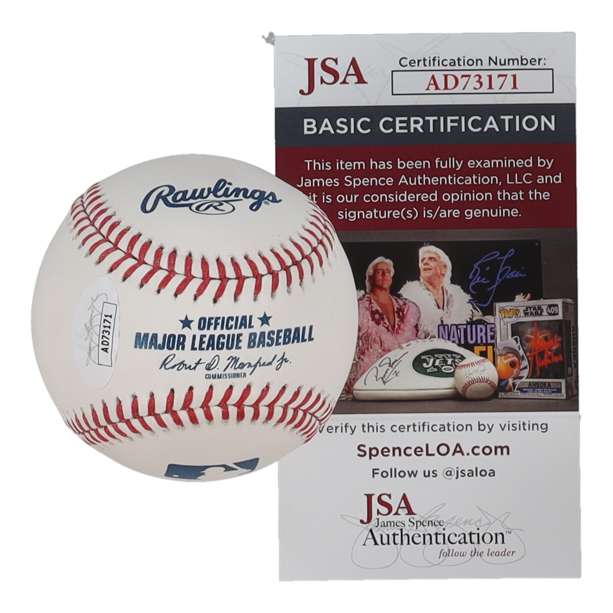Dwight "Doc" Gooden Signed OML Baseball Inscribed "85 NL CY" (JSA) at PristineAuction.com Dwight "Doc" Gooden Signed OML Baseball Inscribed "85 NL CY" (JSA) at PristineAuction.com