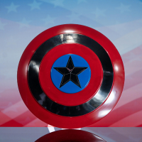 Chris Evans Signed "Captain America" Marvel Full-Size Metal Shield (SWAU) at PristineAuction.com