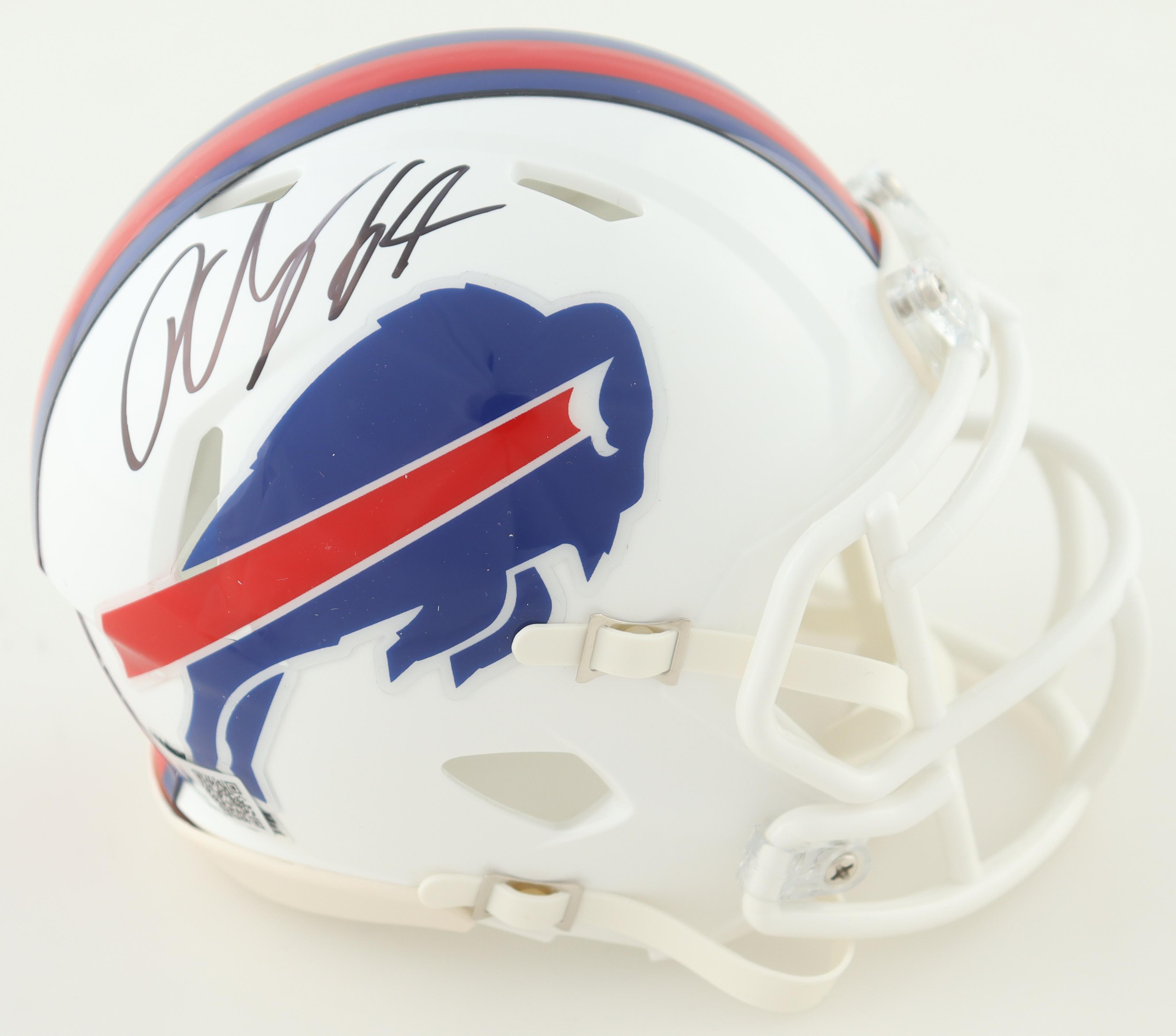 O'Cyrus Torrence Signed Bills Speed Mini Helmet (TSE) at PristineAuction.com O'Cyrus Torrence Signed Bills Speed Mini Helmet (TSE) at PristineAuction.com